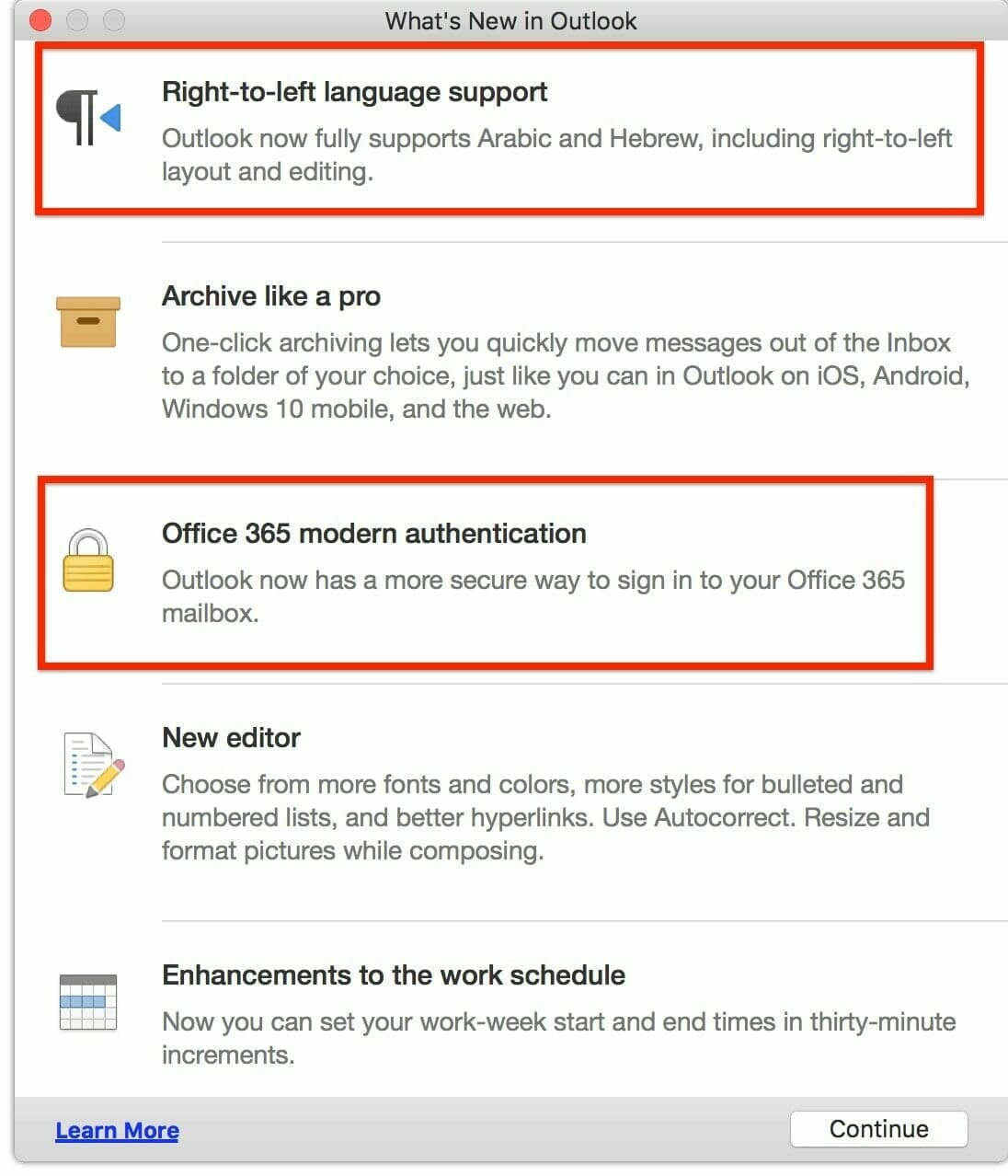 office 365 for mac emails keep refreshing